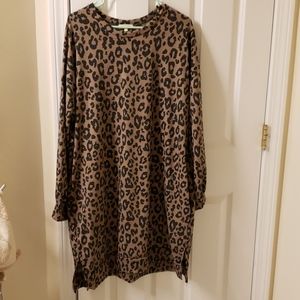 Soft sweatshirt dress